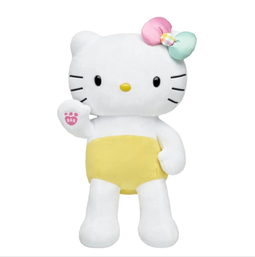 Hello Kitty Build-A-Bear Spring Stuffed Animal Plush - Picture 2 of 6